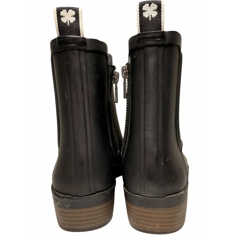 Lucky Brand Basel H2O Waterproof‎ Chelsea Rain Booties Black Women’s 9